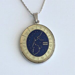 Alex and Ani Aquarius Zodiac Sign Pendant Necklace